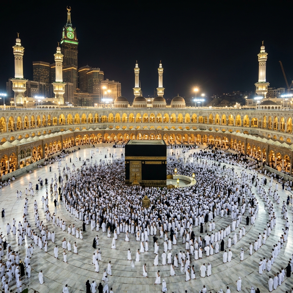 Sacred Kaaba View Makkah
